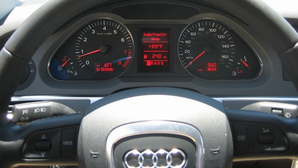 Audi A6 gauges