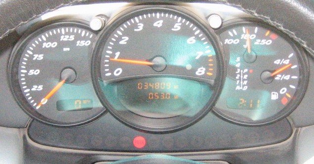 Boxster gauges
