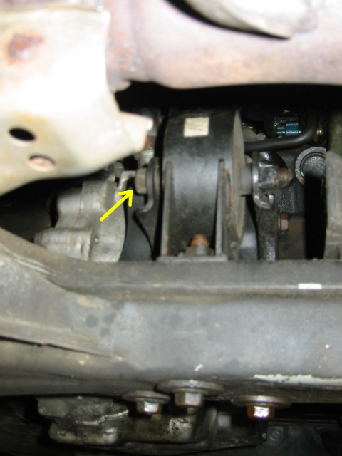 motor mount through-bolt