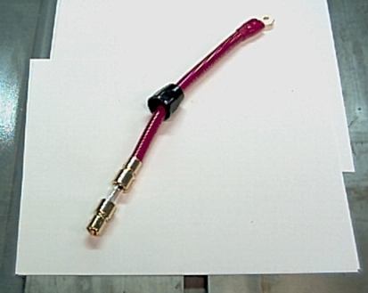 Inline fuse holder for amp power lead