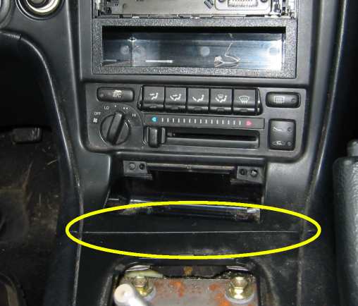 Center console tabs